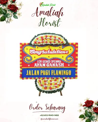 Bunga Papan Congratulation di Jagabaya